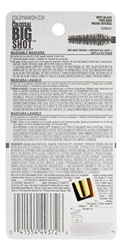 Mascarilla Lavable Maybelline Volum’ Express The Colossal Bi