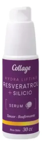 Serum Resveratrol + Silicio Antioxidante Elastic Uva Collage Momento De Aplicación Día/noche Tipo De Piel Todo Tipo De Piel