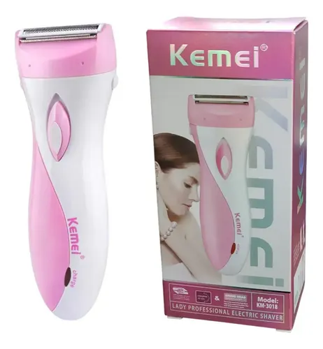 Depiladora Eléctrica Femenina Kemei Km-3018 Recargable