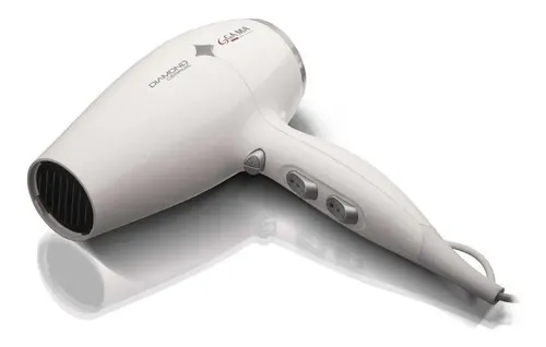 Secador De Cabello Ga.ma 3694 Diamond Color Blanco