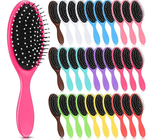 Cepillos De Pelo Suclain 30 Piezas Para Mujeres, 10 Colores Multicolor