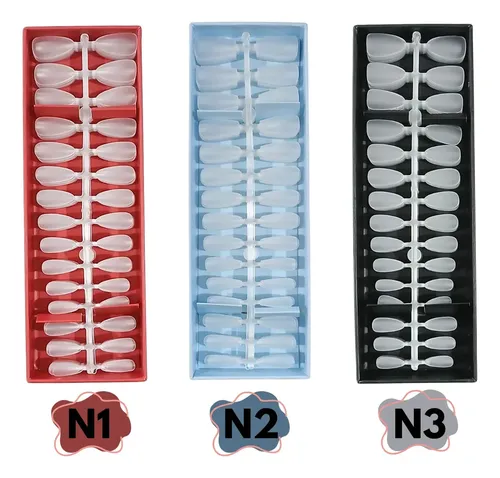 Tips Sistema Press On Soft Gel Caja X240pcs Uñas Profesional Color N5