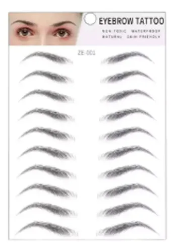 X2 Planchas Tatuaje Para Cejas Tattoo Waterproof Eyebrow