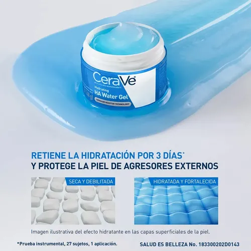 Cerave Water Gel Hidratante Con Ácido Hialurónico, 48ml
