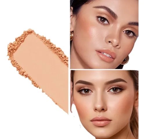 Rubor Compacto Maquillaje Larga Duración Mezclable