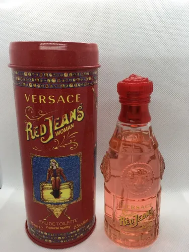 Perfume Versace Red Jeans Mujer Edt 75ml Fragancia Floral