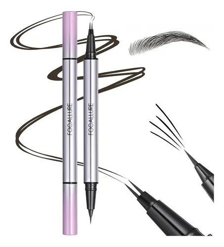 Focallure Lápiz Cejas Micro Horquilla 2 En 1 Negro