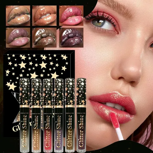 Set De Maquillaje Moderno Glossy Lip Lab