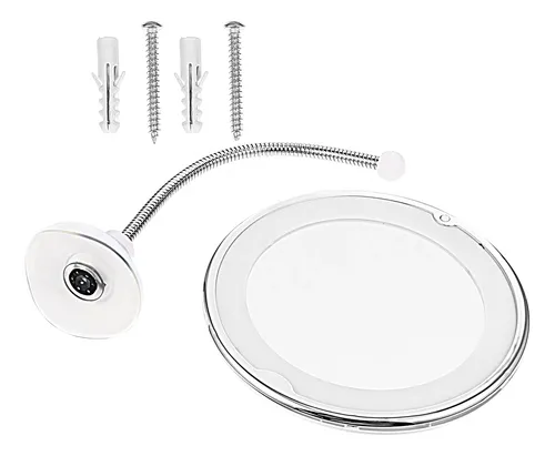 Espejo De Mesa Para Maquillaje Con Aumento 10x Y Luz Led