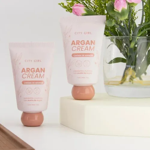 Crema P/ Manos Con Aceite De Argan Hidrata Y Nutre City Girl Almendras