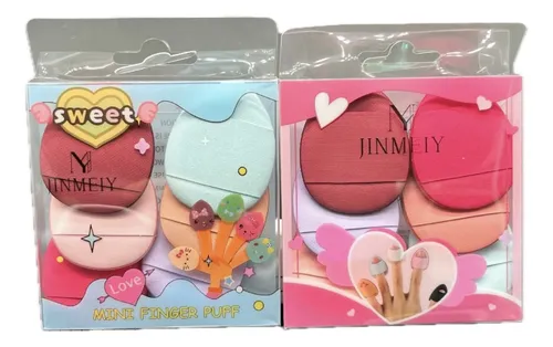 Mini Esponja Puff Maquillaje X 6