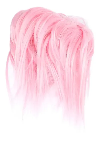 Peluca De Pelo Tousled Updo Messy Bun Ajustable, Elástica Na