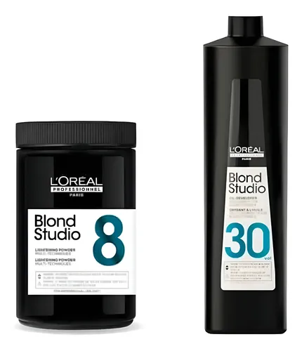 L’oréal Blond Studio Polvo Decolorante 8 Tonos + Ox 30 Vol