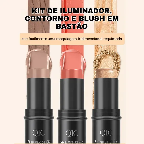 Set De 3 Unidades De Maquillaje Facial For Contorno 2026