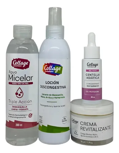 Kit Para Piel Sensible 4 Pasos De Collage Cosmetique