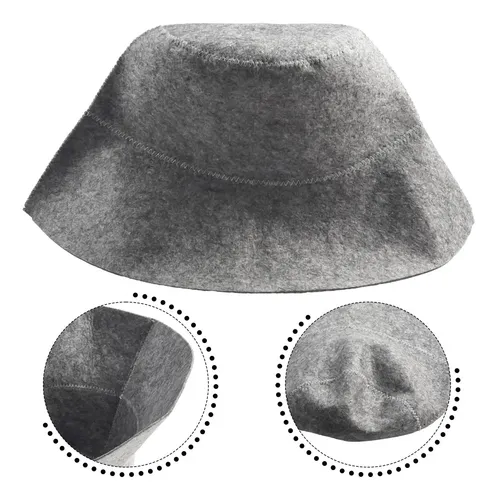 Gorro De Sauna Estilo Fieltro, Gorro De Baño Ruso Anticalor Light Coral Xs
