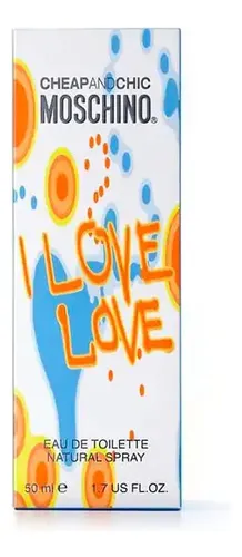 Eau de Toilette Moschino I Love Love Cheap and Chic para Mujer, 50 ml