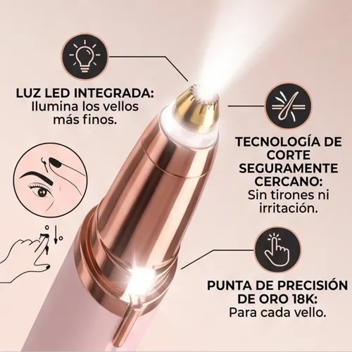 Kit Lapiz Depilador Cejas Piedra Depiladora Removedor Vellos