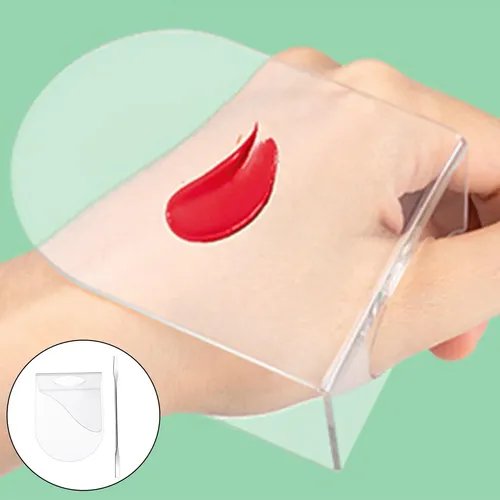 Paleta De Maquillaje Acrílica Portátil Con Espátula