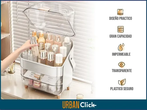 Organizador Porta Cosméticos Cajones Maquillaje Orden