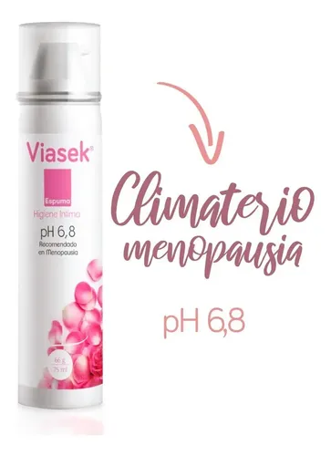 Viasek Espuma De Higiene Íntima Ph 6,8 X 75 Ml