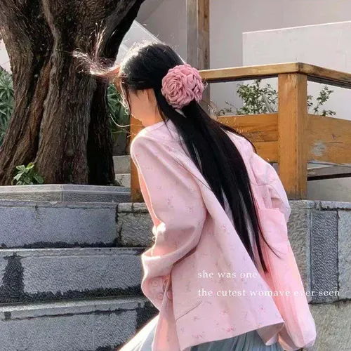 Pinza De Pelo Rosa Con Flor Para Mujer 2026