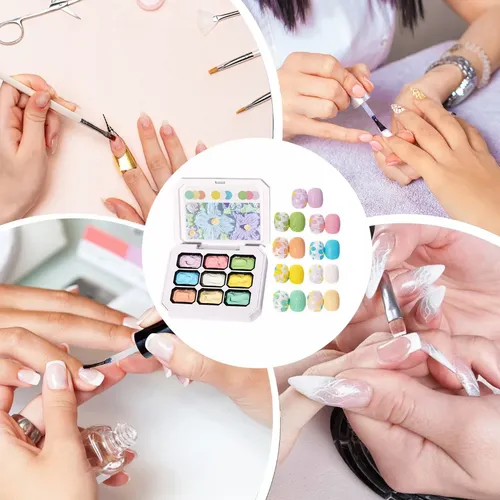 Paleta De Esmalte En Gel Para Uñas 9 Tonos