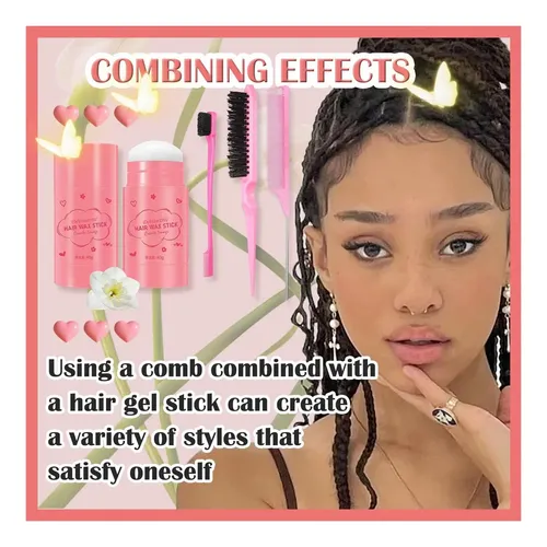 Juego De 4 Peines De Cera Para El Cabello, Prácticos