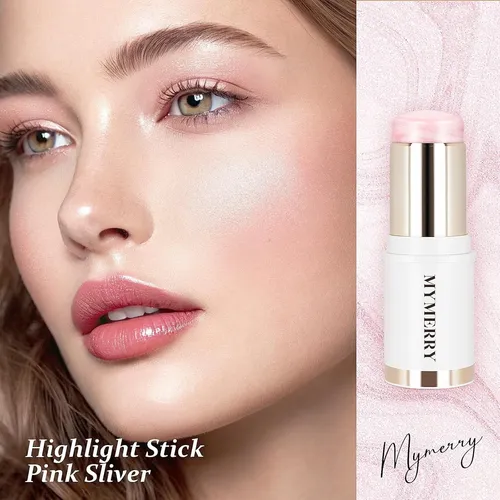 Iluminador En Barra Mymerry Ah05 Pink Sliver 15 G