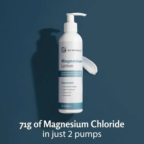 M3 Naturals Loción De Magnesio Sin Perfume Para El Sueño Y .