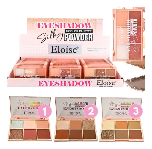 Paleta De Maquillaje 6 Tonos Sombras Para Makeup De Ojos