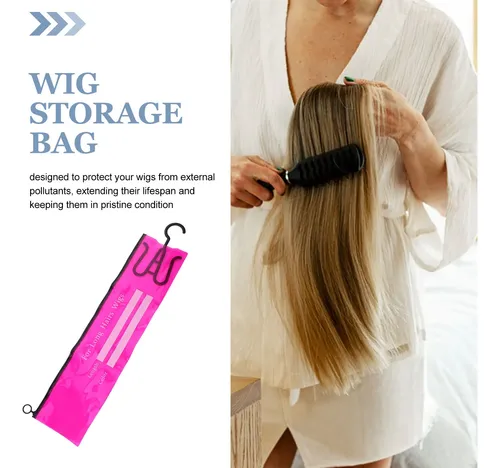 3 Bolsas Para Extensiones De Cabello Rosy Con Gancho