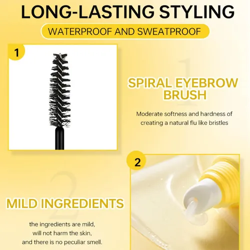 Pegamento For Estilizar Cejas: Gel For Cejas De Fijación