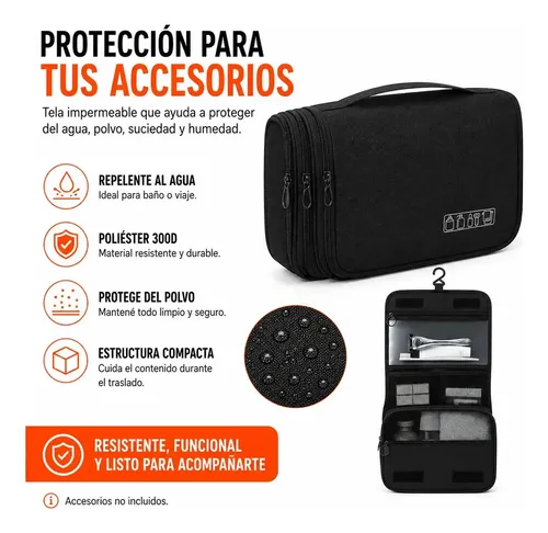 Bolso Organizador Necessaire Colgar Viaje Portacosmeticos