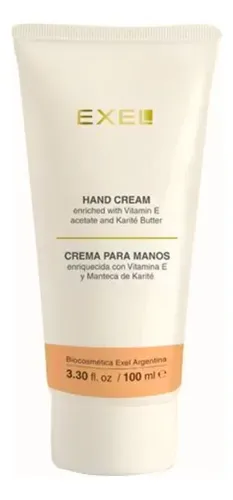 Crema Para Manos Karite Silicona Vitamina E Exel X 100gr