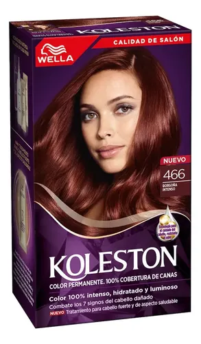Tintura Wella Koleston Coloración Permanente – Kit Tono 466 borgoña intenso
