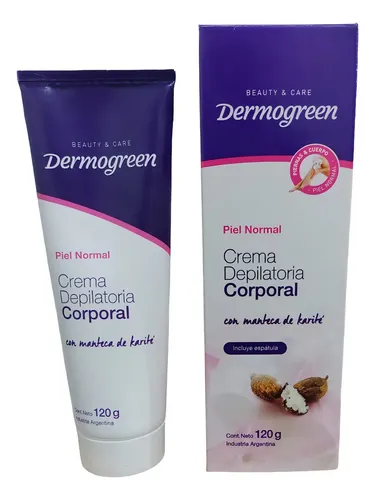 Crema Depilatoria Corporal Dermogreen Con Karite 120g