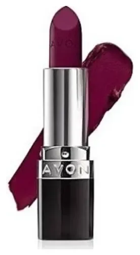 Labial Matte Avon Wild Cherry Acabado Mate Color Bordó