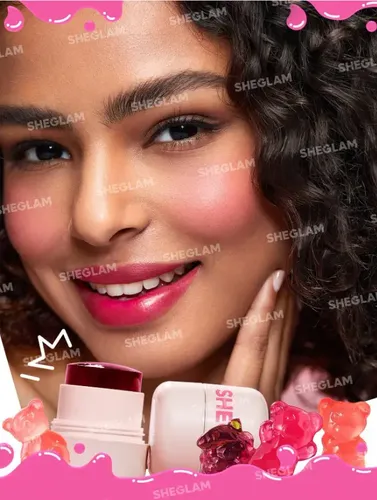 Sheglam Rubor Y Labial Textura Gelatina Frutal-tonos Tono Del Maquillaje Cheerio