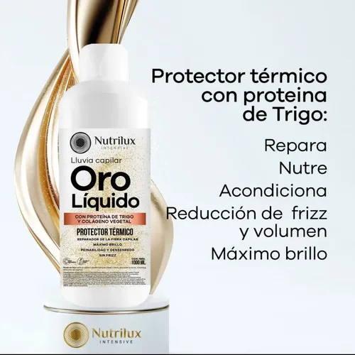 Lluvia Capilar Oro Liquido Protector Termico Nutrilux