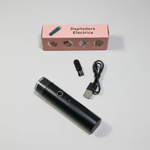 Mini Depiladora Eléctrica Portátil Con Cable Usb Recargable