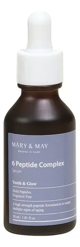 Mary & May Sérum 30ml 6 Péptidos Antienvejecimiento Hidratante Facial