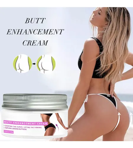 Crema Reafirmante Para Agrandar Glúteos Hip Up, 100 G Sin Fragancia