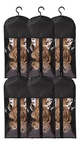 Bolsa De Almacenamiento Para Extensiones De Cabello Largo, 6
