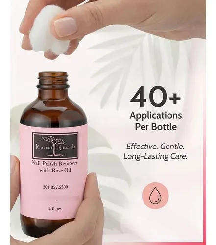 Removedor De Esmalte Sin Acetona Karma Organic 120 Ml Rosa