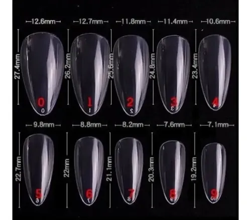 Tips Para Soft Gel Y Press On Paris Night X500u Premium