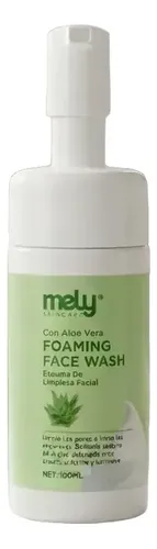 Limpiador Espuma Limpieza Facial Cepillo Silicona Aloe Vera