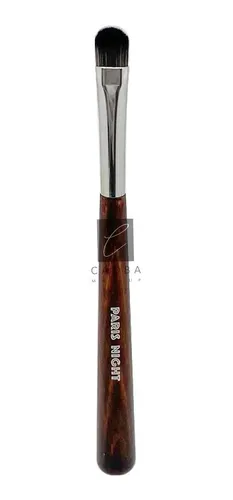 Brocha Individual Mediana Chata Sombras De Ojos Caobamakeup