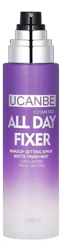 Spray Fijador De Maquillaje Ucanbe All Day Fixer Mate 200 Ml