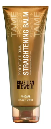 Bálsamo Alisador Térmico Brazilian Blowout 240 Ml, Paquete D